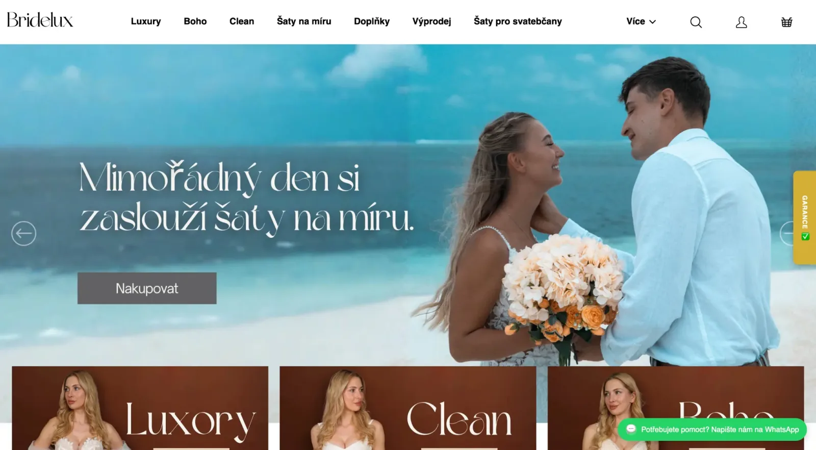 E-shop Bridelux.cz