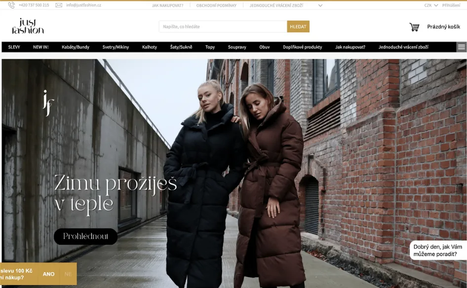 E-shop Just Fashion